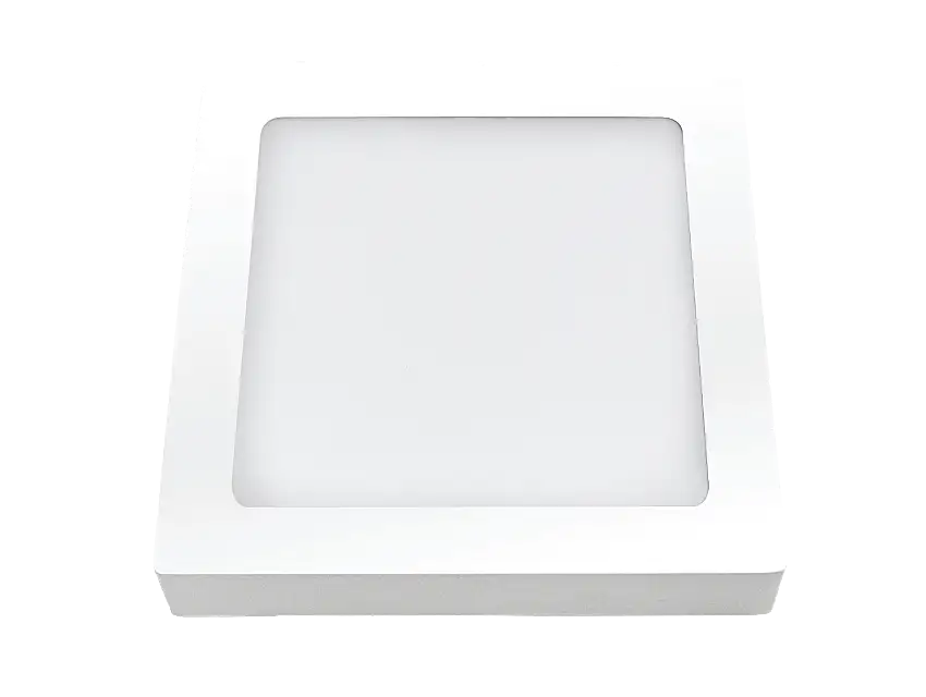 Luminaria LED Plafon Quadrado Sobrepor Branca Bivolt 4000K 36W 03211B Ourolux
