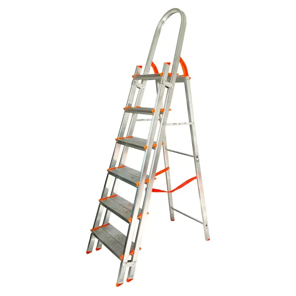 Escada De Alumínio Multiuso Dupla 6 Degraus Emd006 Agata