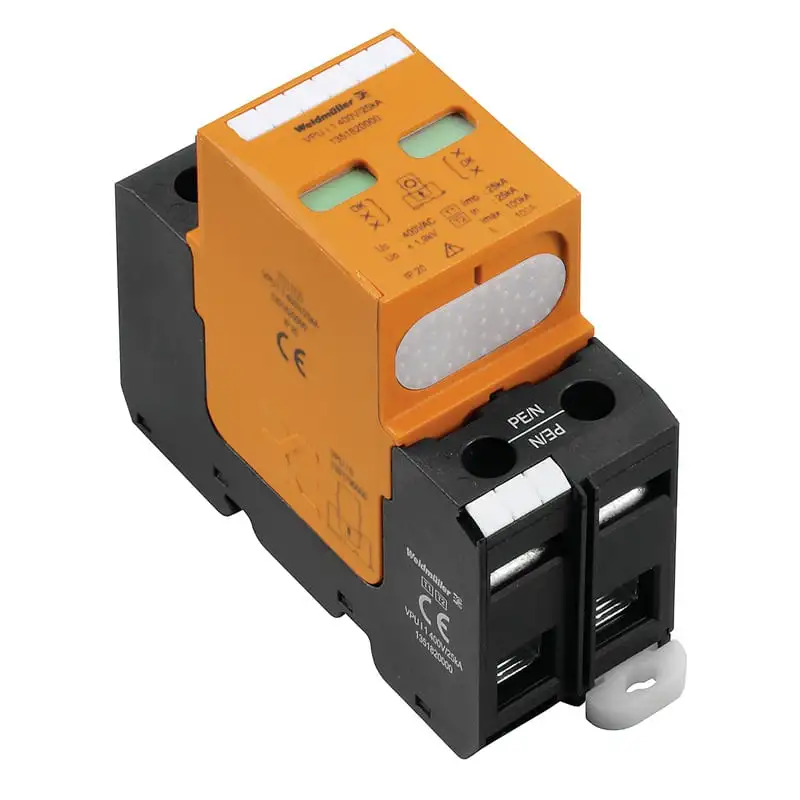 Dps Monopolar 25Ka Ip20 Preto E Laranja 1351820000 Weidmuller Conexel