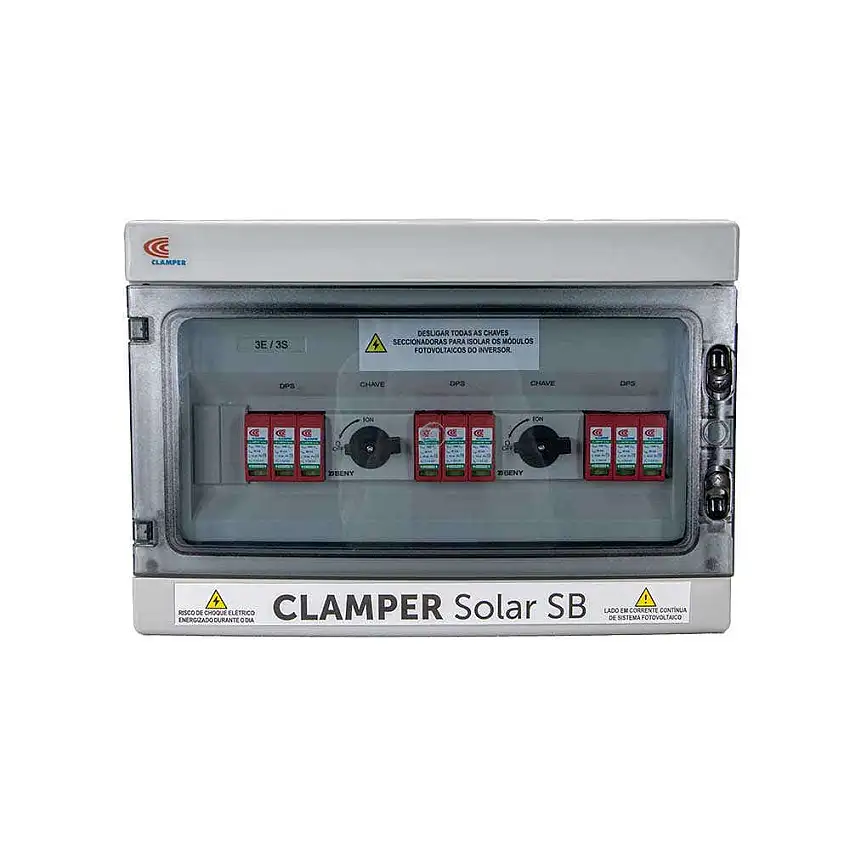String Box 3 Entr/3 Saí 3 Chaves Sec 10A + 3 Prot DPS 1040Vcc Clamper