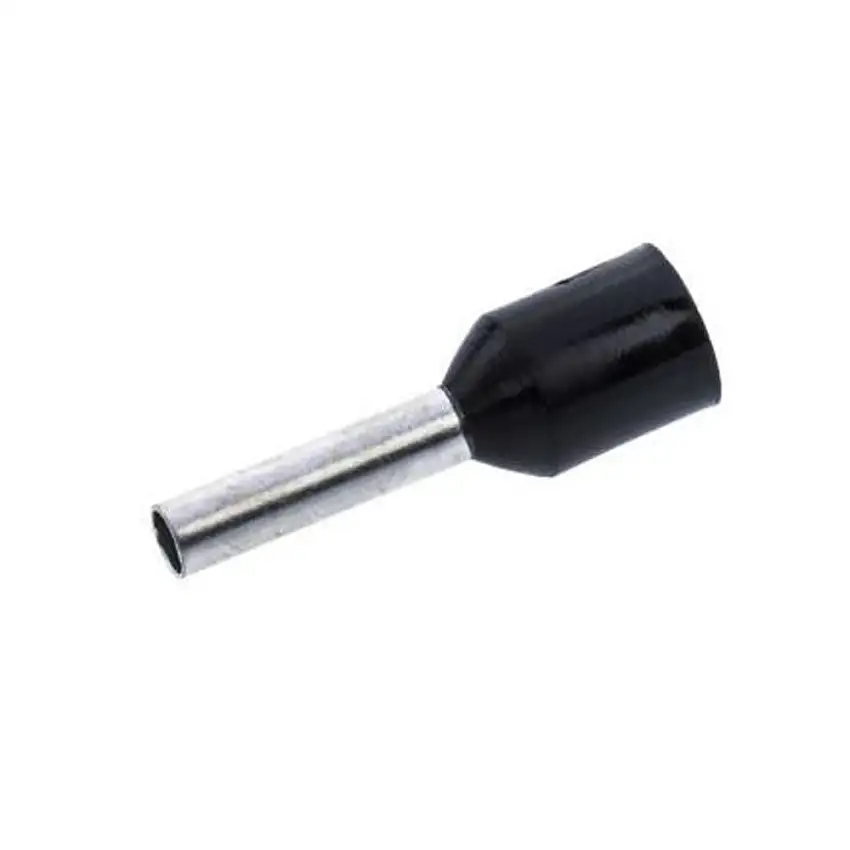 Terminal Tubular Pre-Iso Cabo 1,5mm² 100pç Preto ZV3AE0082 Crimper