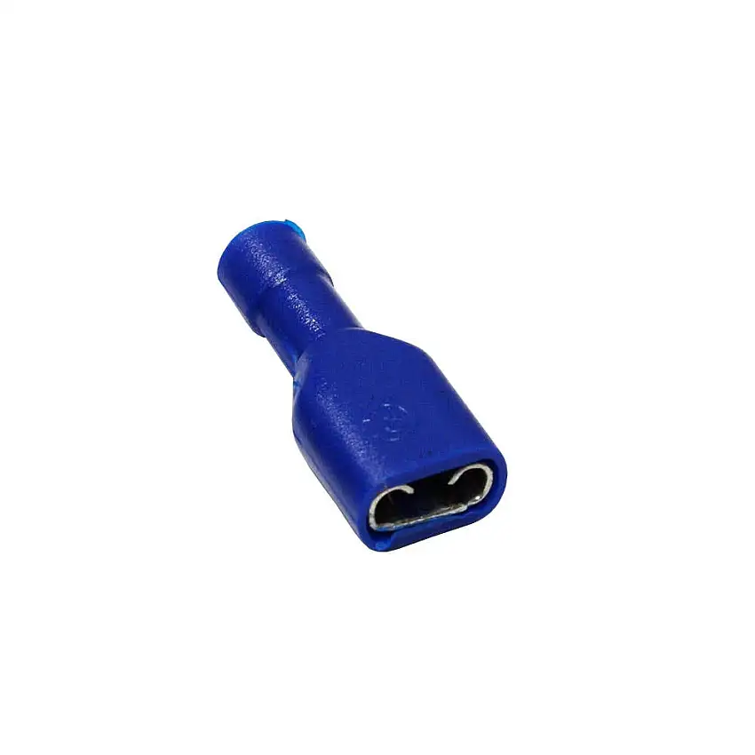 Terminal Engate Femea Isolado 1mm² a 2,5mm² 100 Peças Azul ET4253