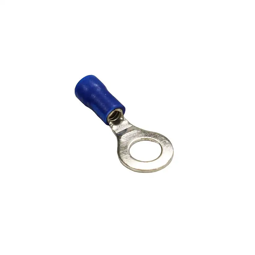 Terminal Anel Isolado 1,3-2,6mm² furo M5 100pç Azul AN2435 Crimper