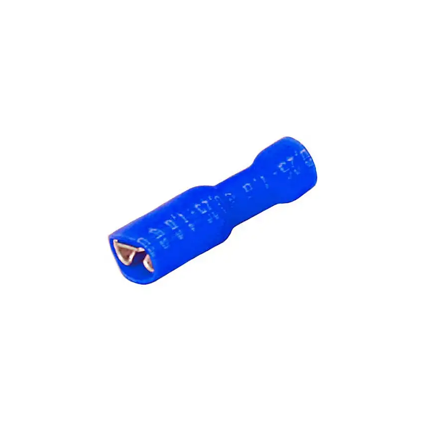 Terminal Engate Femea Isolado 1mm² a 2,5mm² 30 Peças Azul ET4253