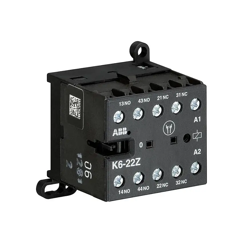 Mini Contator Auxiliar 2NA+2NF Vca 110/127Vca K6-22Z-84 ABB