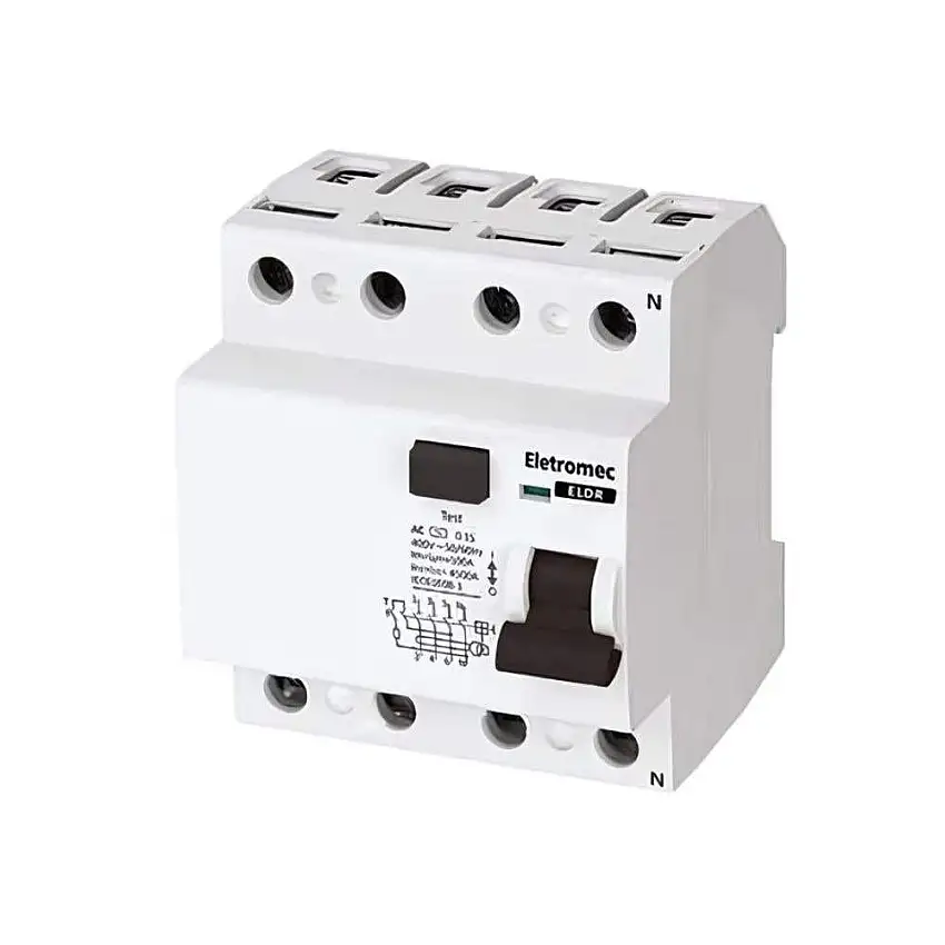 Interruptor Diferencial Res. 4 Polos 80A 30mA ELDR48030 Eletromec