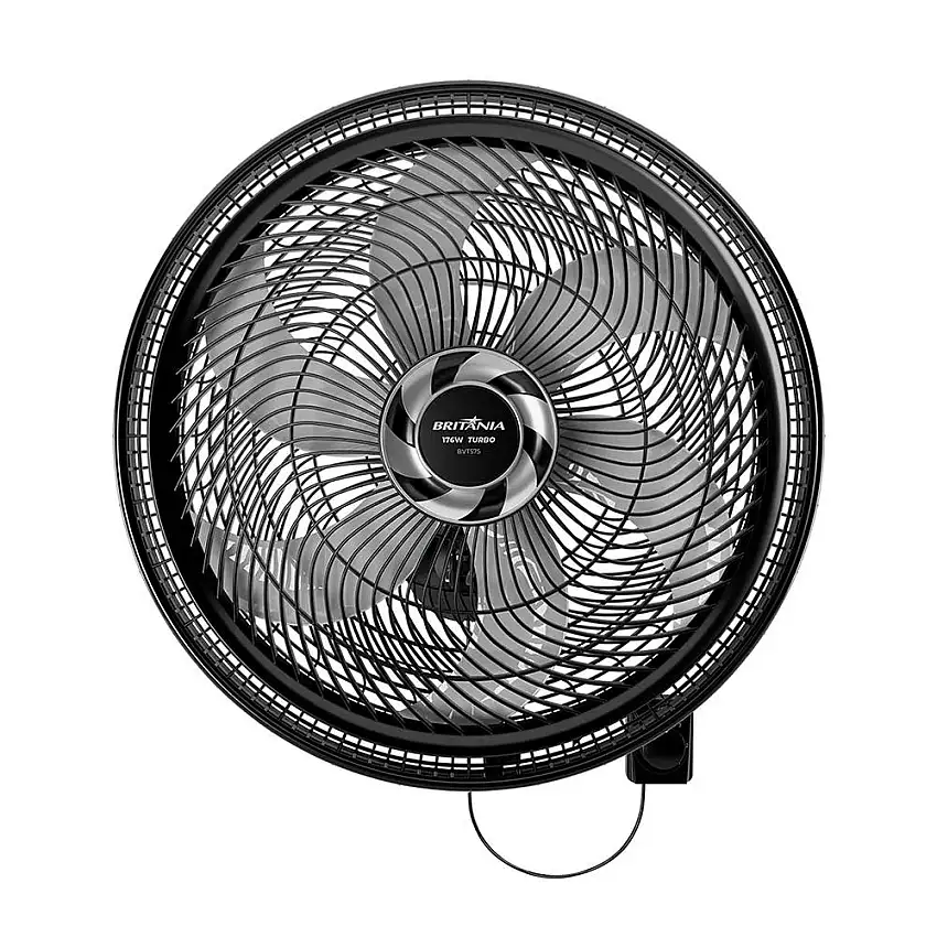 Ventilador De Parede Maxx Force 6 Pás 175W 127V BVT575 Britânia