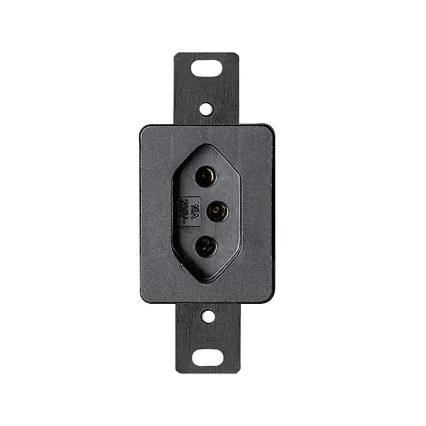 Tomada Para Condulete 2P+T 20A Preto 9023.9 BLux