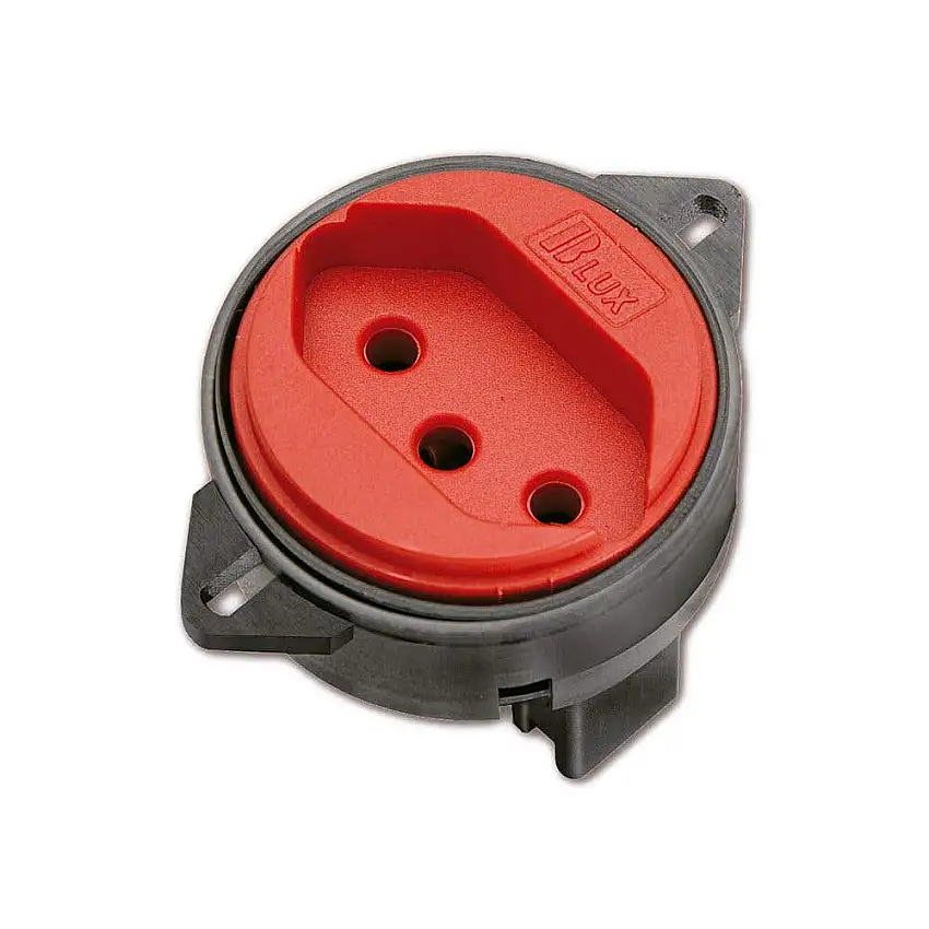 Tomada Para Piso 2P+T 10A 250V Vermelho 9775.6 BLux