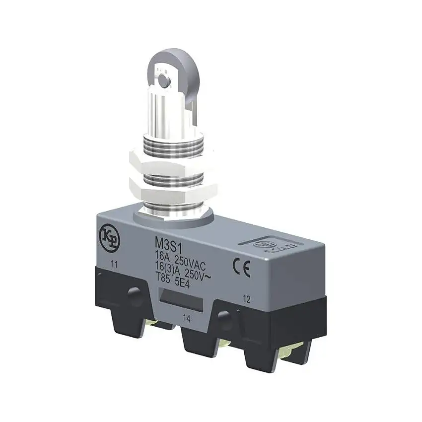 Chave Fim de Curso M3S1 Botão e rolete para painel KAP