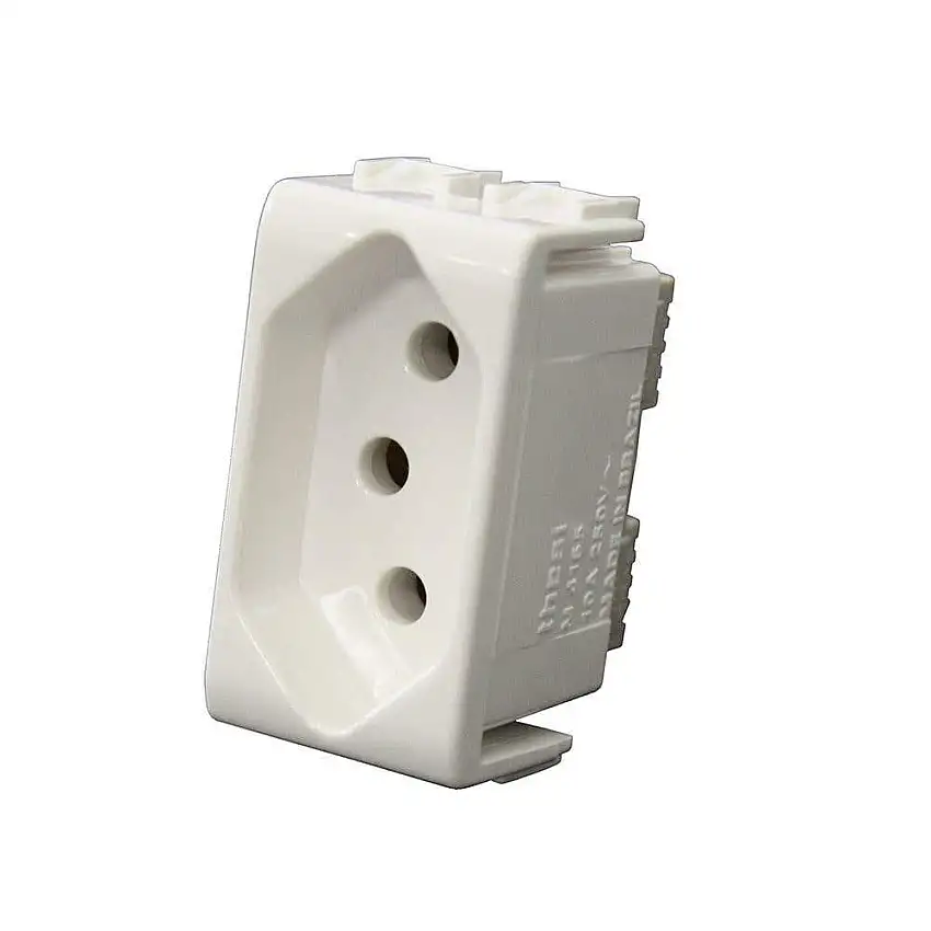 Módulo Tomada 2P+T 10A Thesi M4165S BTI Bticino