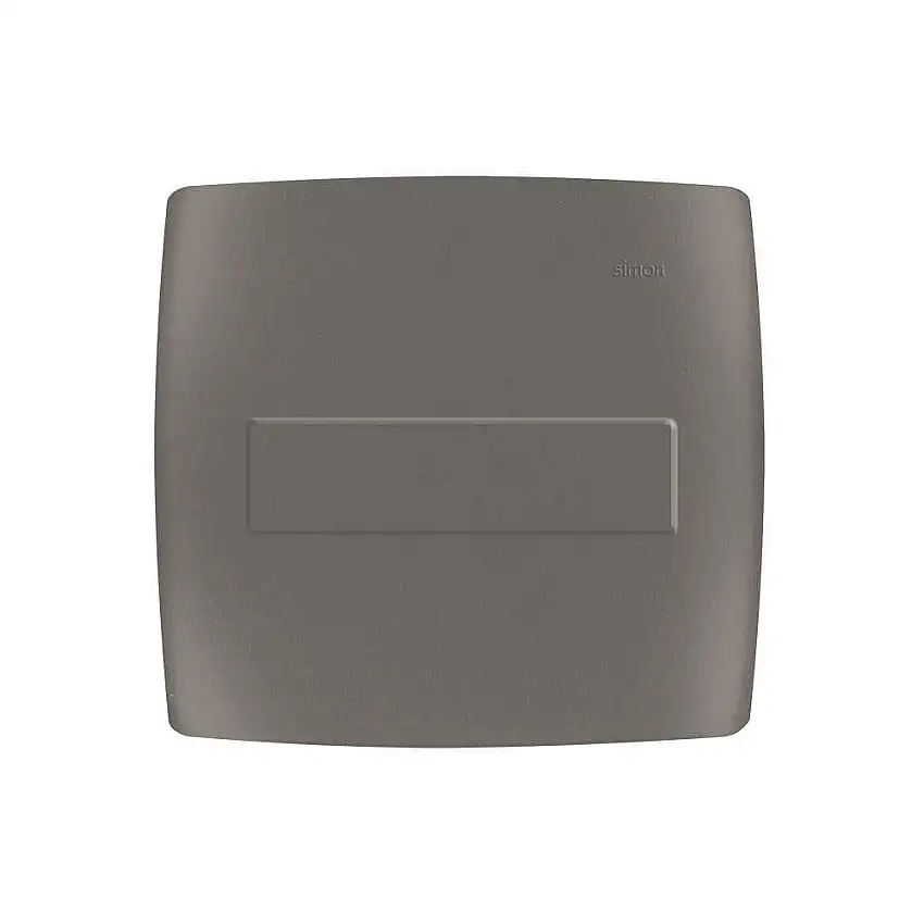 Placa Linha 30 4x4" + Suporte Cega Grafite Metálico 3090052 Simon