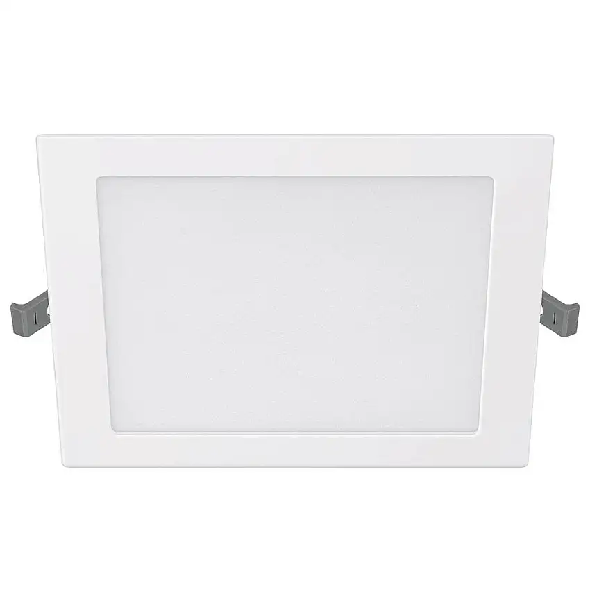 Plafon Embutir Quadrado 18W 3000K Luz Amarela Bivolt 22,5cm Philips