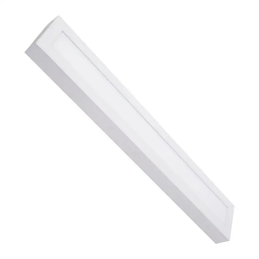 Plafon Sobrepor Retangular 36W 4000K Luz Neutra 120cm Avant