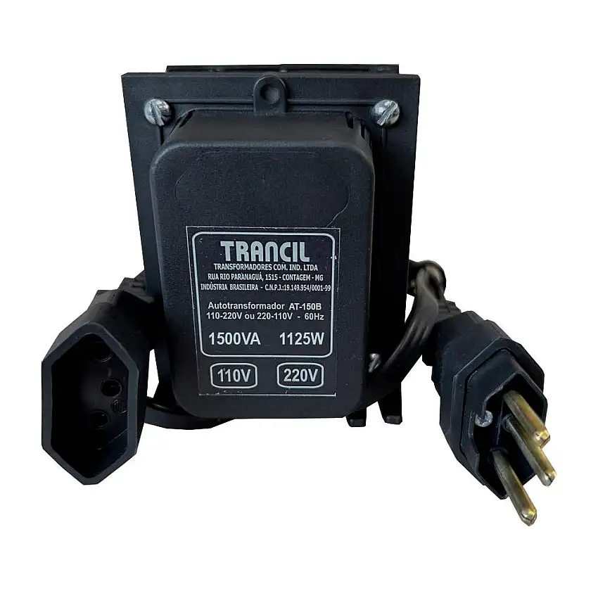 Autotransformador 1500VA/1125W Entrada/Saída 110/220V AT820910 Trancil