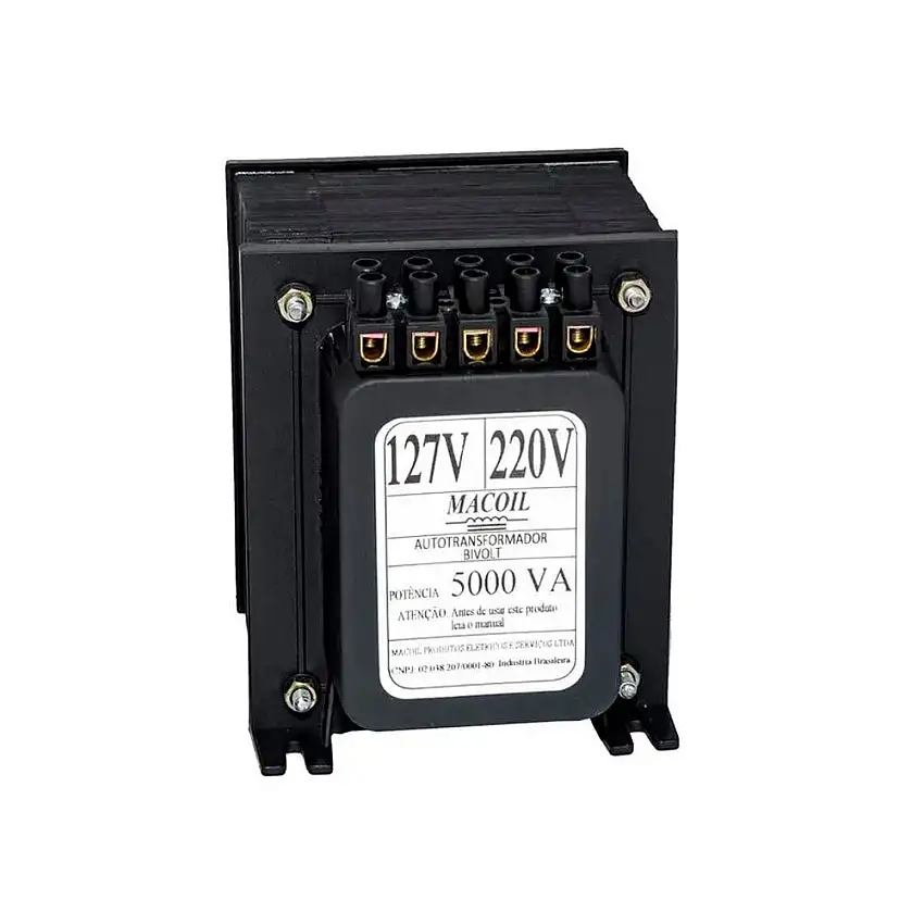 Autotransformador 5000VA/3000W Entrada/Saída 110/220V ATM Macoil