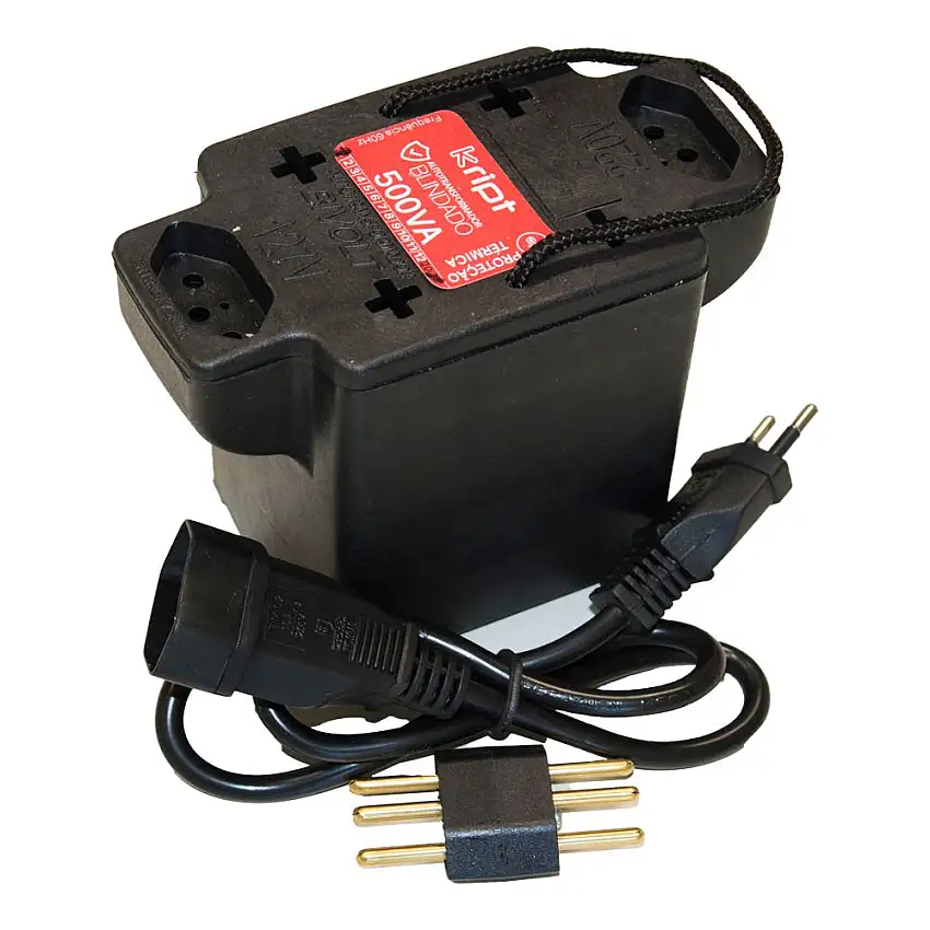 Autotransformador 500VA Blindado Entrada/Saída 110/220V Kript