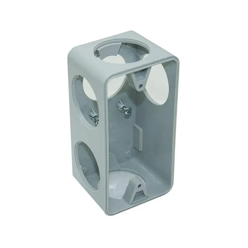 Condulete PVC (1/2" E 3/4") S/Tampa 6 Entradas Cinza ES. 913603 Cemar