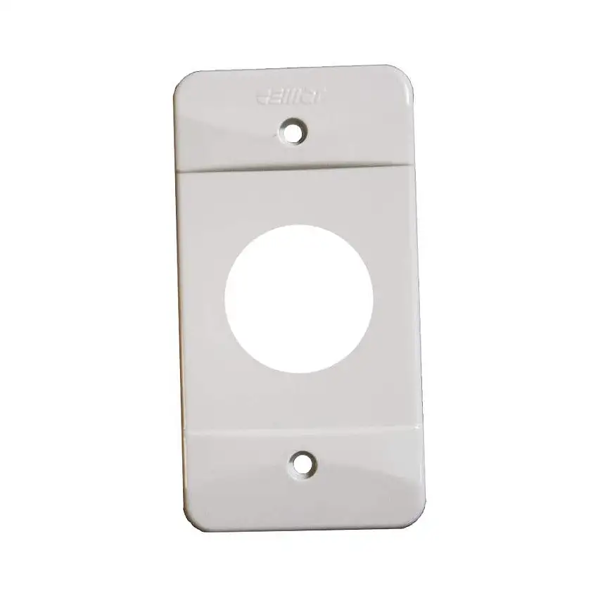 Tampa PVC (1/2" E 3/4") Tomada Redonda Cinza Claro 913628 Cemar