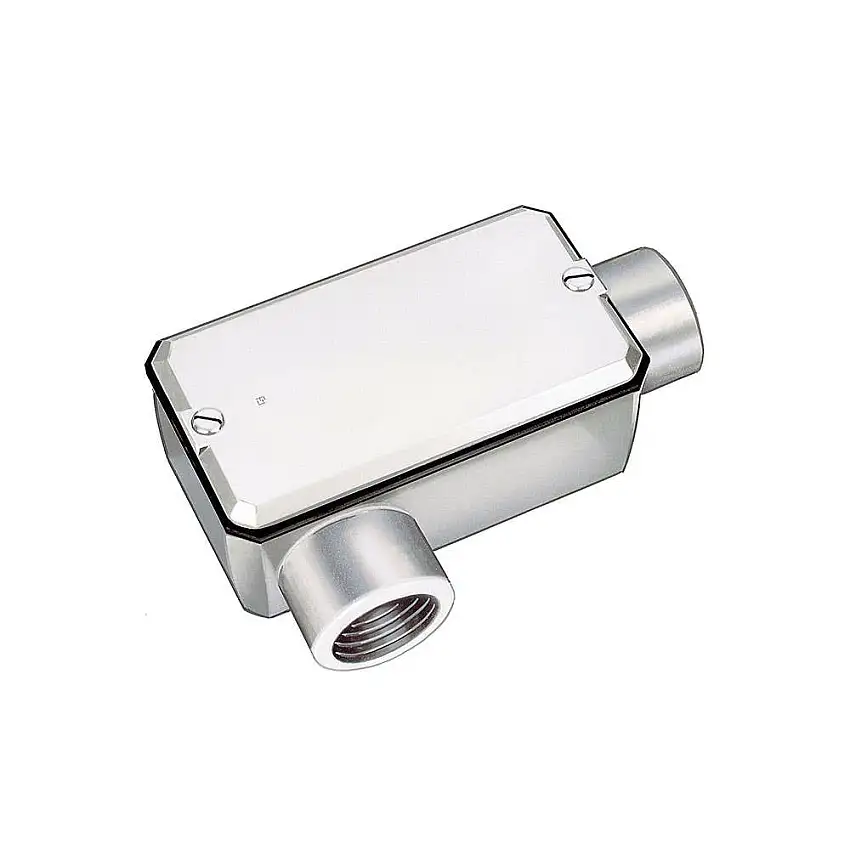 Condulete Alumínio Sem Rosca Com Tampa Tipo LR de 3/4" Tramontina