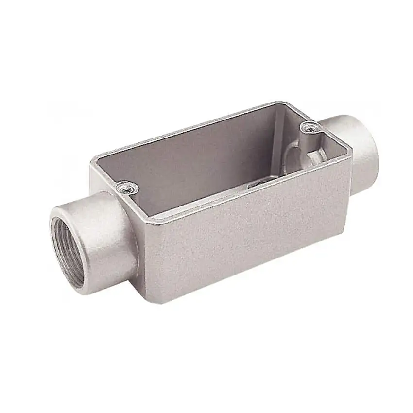 Condulete Alumínio Sem Rosca Com Tampa Tipo C de 2" Tramontina