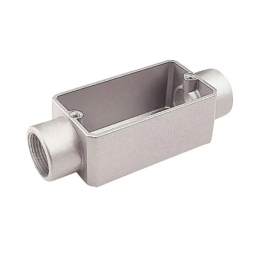 Condulete Alumínio Sem Rosca Com Tampa Tipo C de 1.1/4" Tramontina