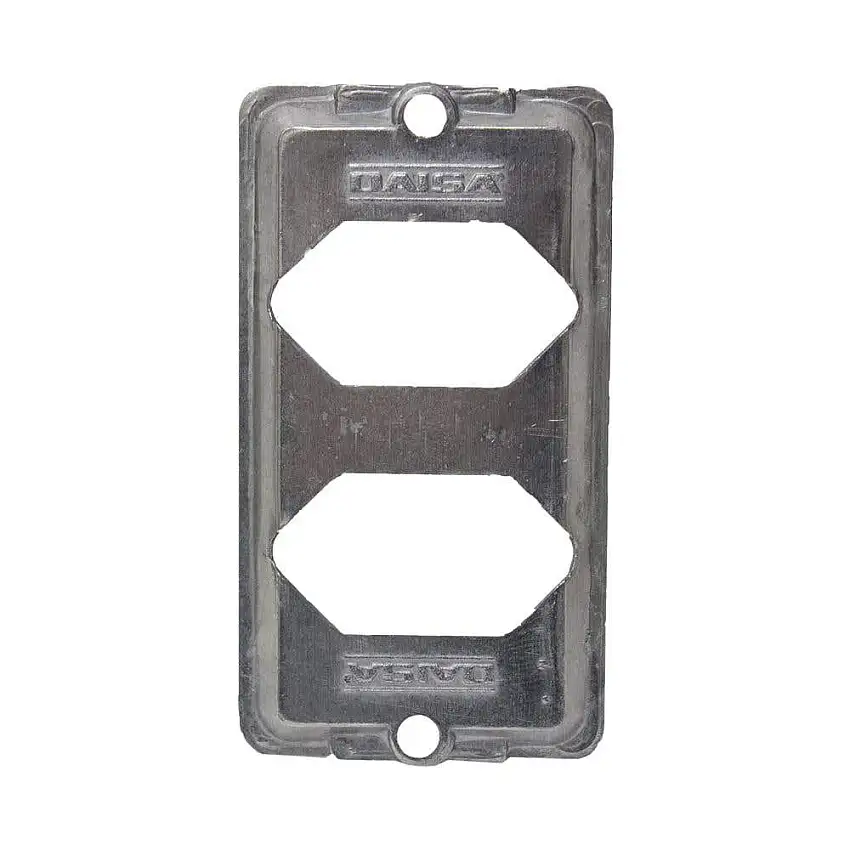 Tampa Condulete 1/2"x3/4" Para 2 Tomadas Paralelas TM034H+H Daisa
