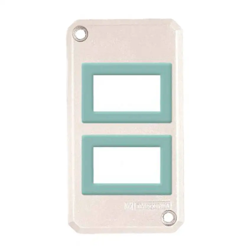 Tampa Alumínio Condulete 1" 2 Postos Horizontais Módulo Liz Tramontina