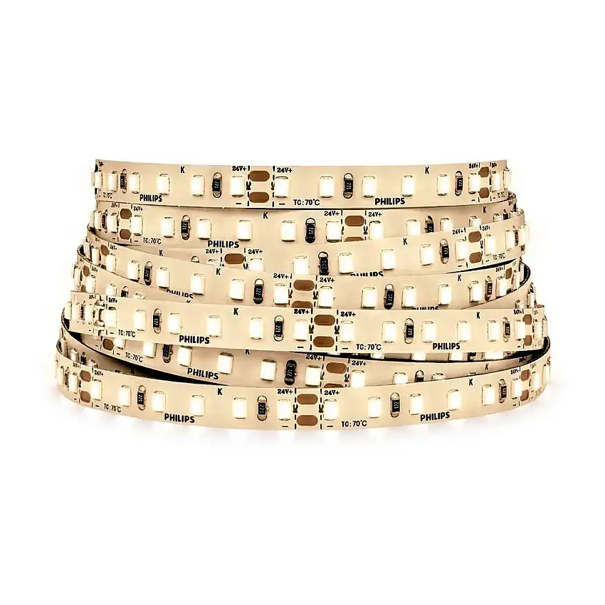 Fita LED 12W 4000K 24V 5 Metros IP20 1200 Lúmens Philips