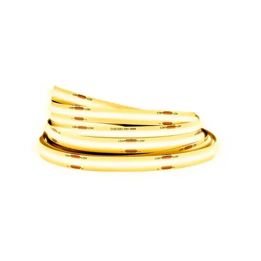 Fita LED 13W 3000K Luz Amarela 24V 5 Metros IP20 1200lm COB Philips