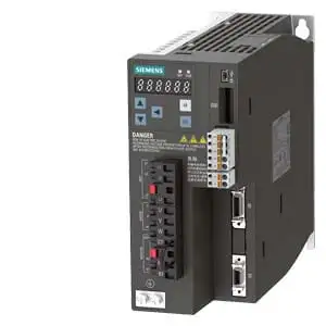 Inversor de Frequência Trifásico 380-480V 3A 1Kw Sinamics V90 6SL32105FE110UF0 Siemens