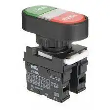 Botao Iluminado Dup Br/Pt 22Mm 110/220V 1Na+1Nf Grav Seta Sobe/Desce M22DDLSX7X7K11230 Eaton