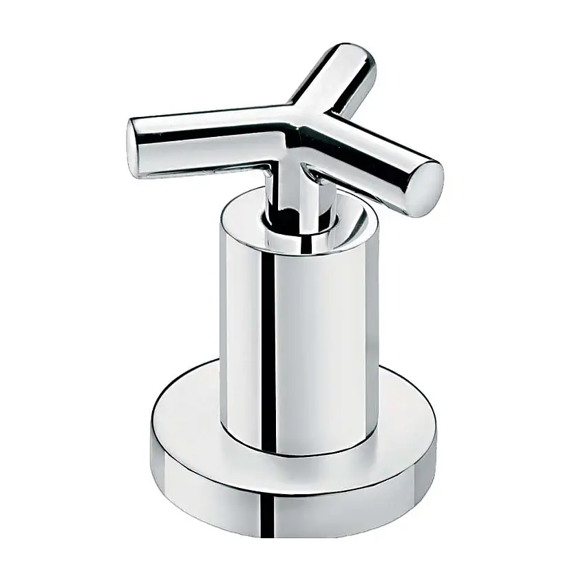 Acabamento para registro base especial Deca 1.1/2" Triplus cromado Docol