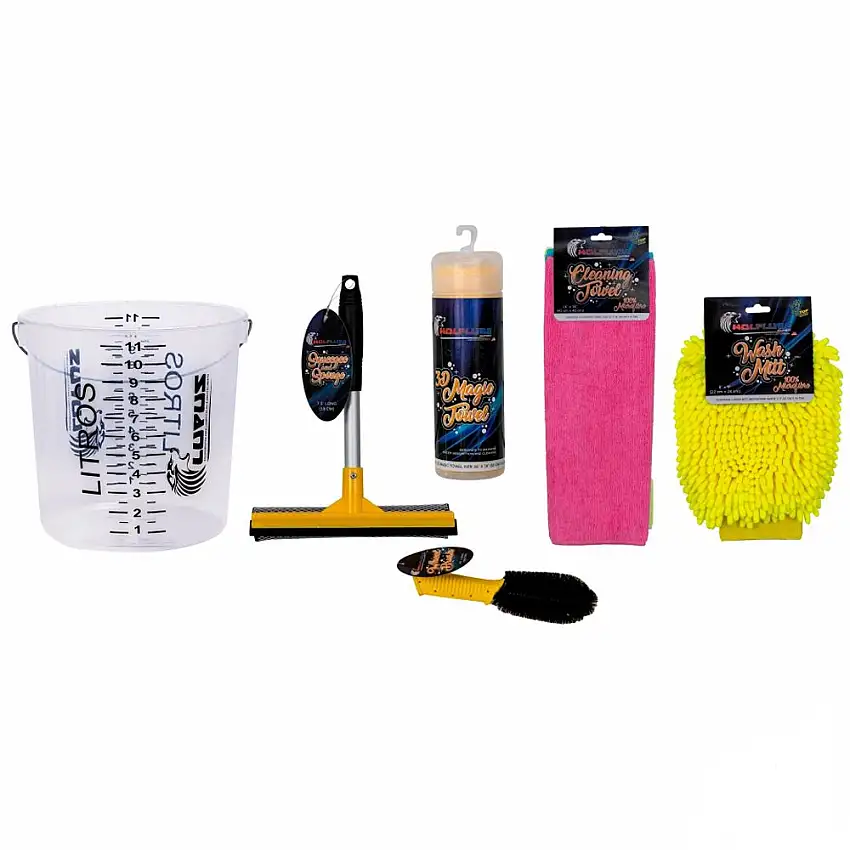 Conjunto Para Estética Automotiva Com 6 Peças N°1 (PIN2018-1) - Lupus