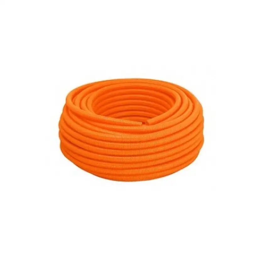 Conduíte corrugado PVC 32mm 25 metros Tigreflex laranja Tigre