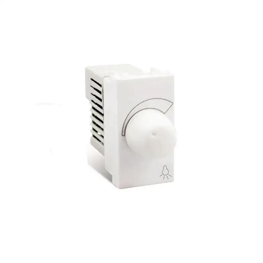 Módulo Dimmer Rotativo 300 á 500W Bivolt Branco Stella Steck