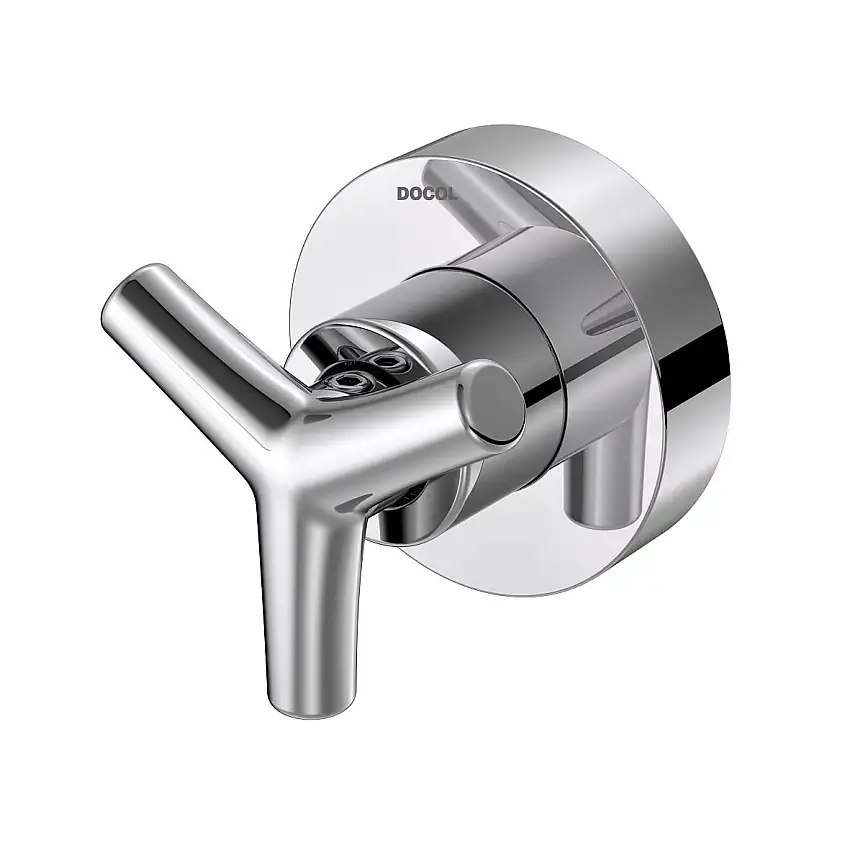 Acabamento para registro base Docol 1.1/2" Triplus cromado Docol