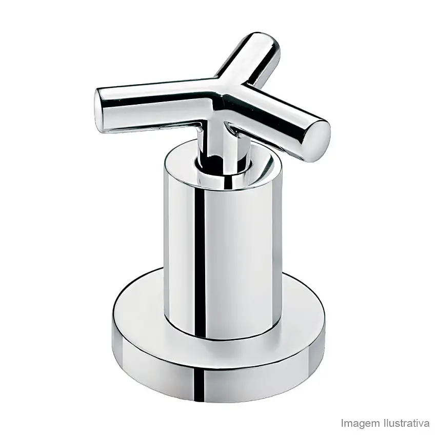 Acabamento para registro base especial Deca 1/2" Triplus cromado Docol