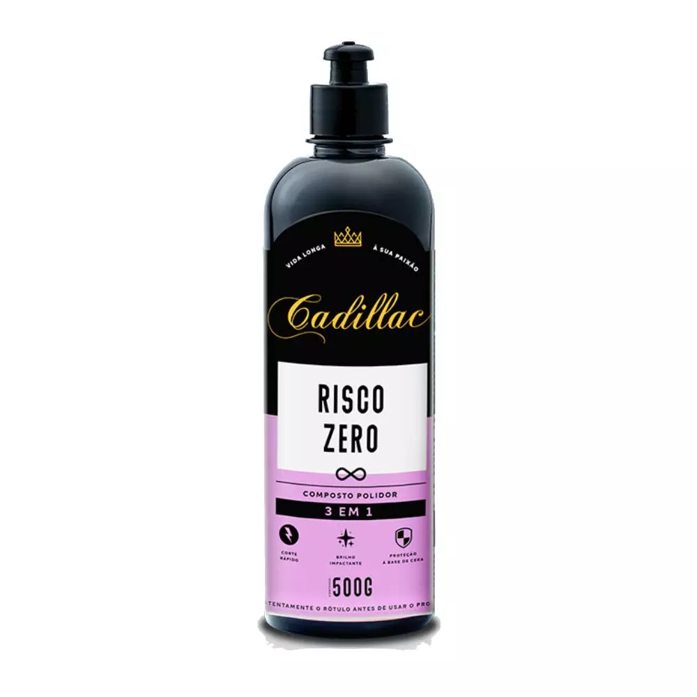Composto Polidor Risco Zero 3 em 1 500gr Cadillac
