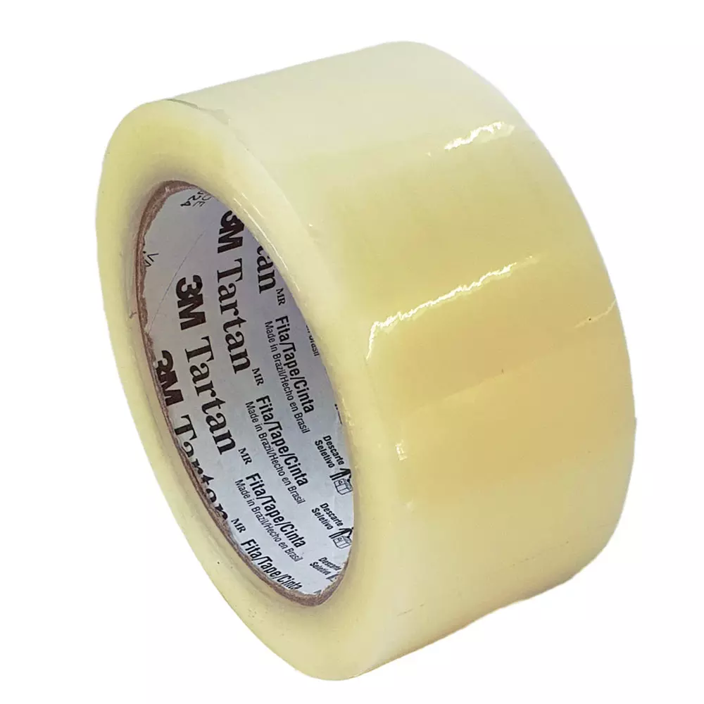 Fita de Embalagem Transparente 48mmx50m 369 Tartan 3m