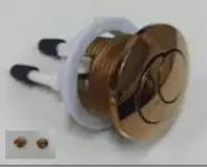 Botão de Acionamento 3/6L c/ Capa Fixa Rose Gold Roca