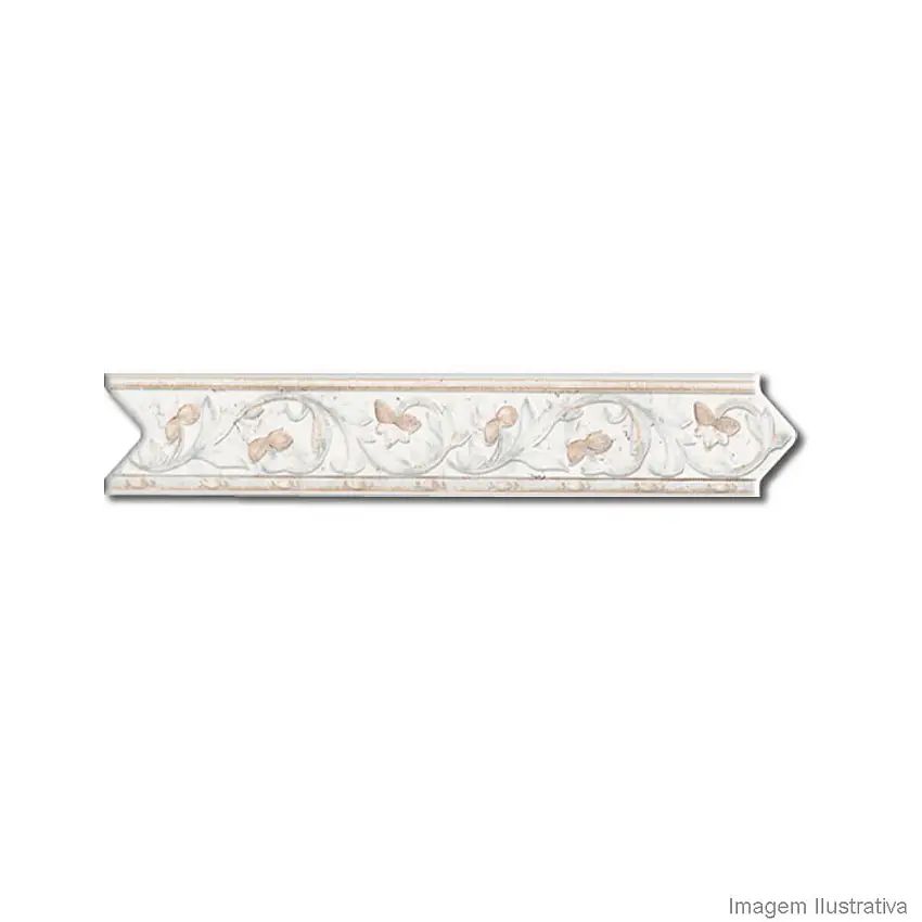 Faixa Cedrel bege 5,5x31cm 4 peças Incepa