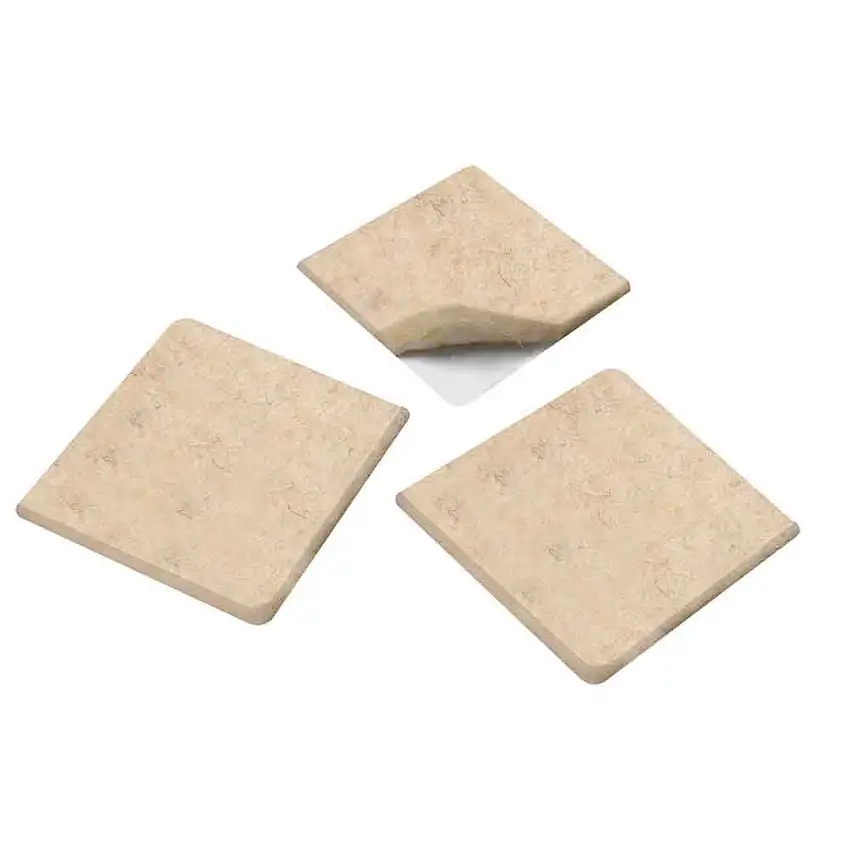 Feltro quadrado com 12 peças Creme Talentos