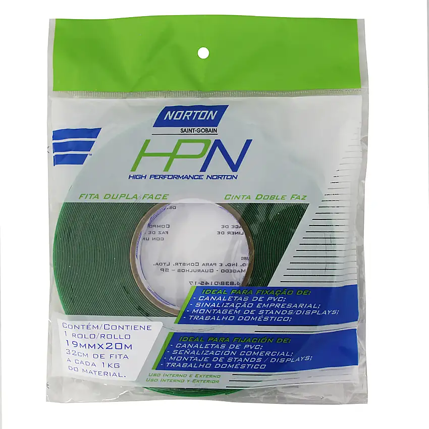 Fita Dupla Face Hpn Transparente 19mmx20m Norton