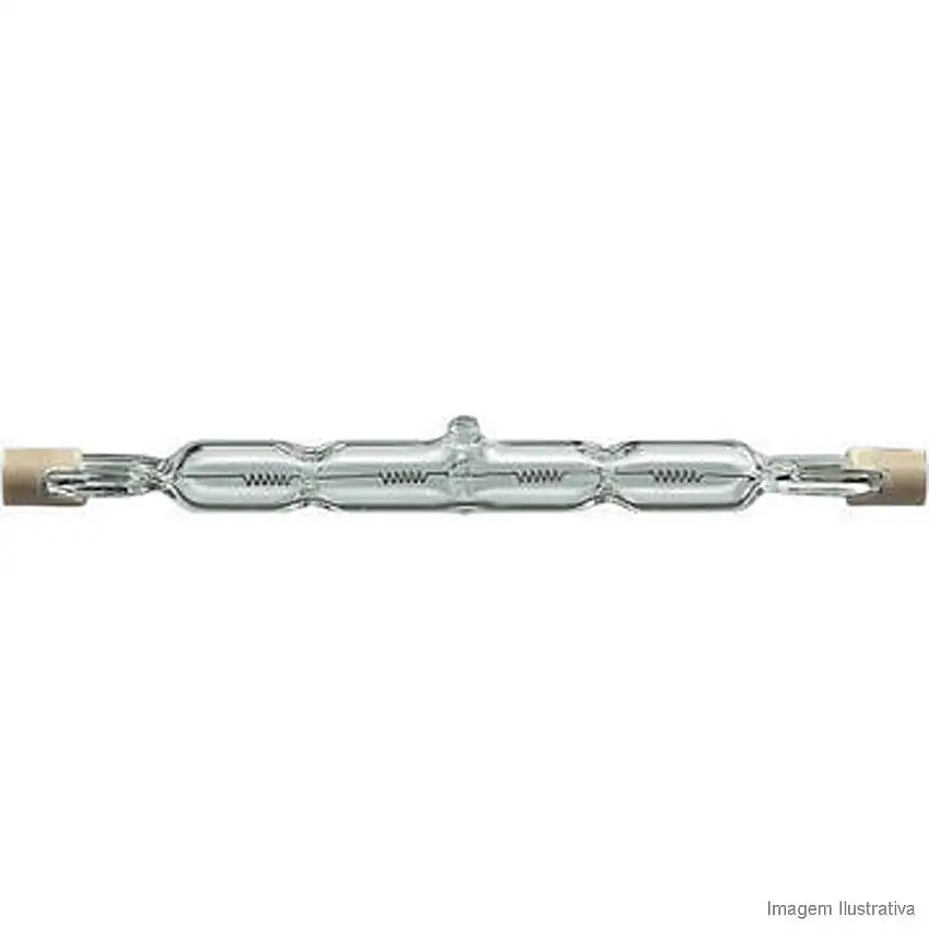 Lâmpada halógena 127V 300W R7S-15 palito duplo contato Philips