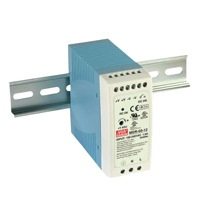 Fonte de Alimentação Chaveada 2,5A 60W Entrada 110/220V Saída 24Vcc Mdr6024 Metaltex