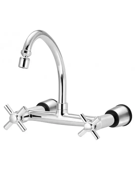 Misturador de cozinha parede 1/4 volta 1258 c37 vmp695cwb esteves