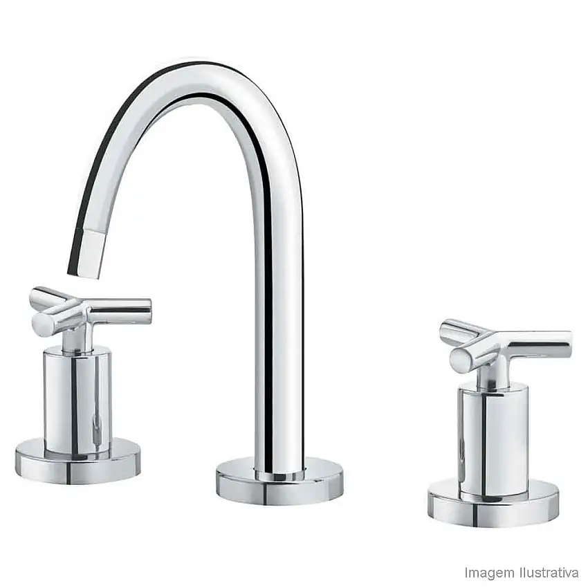 Misturador para lavatório Triplus cromado Docol