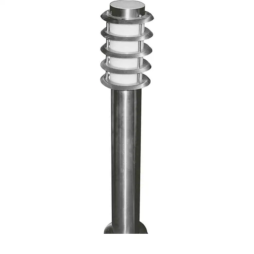 Poste para jardim aço inox médio 15W Taschibra