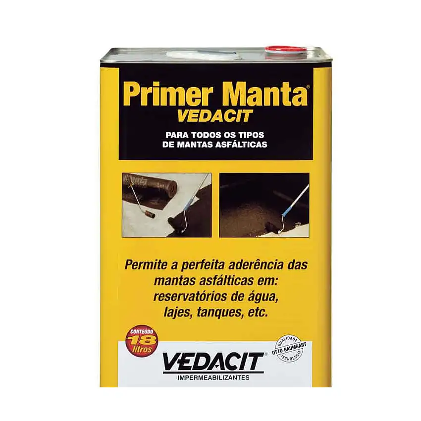 Primer Manta Vedacit 18 Litros Preto Vedacit